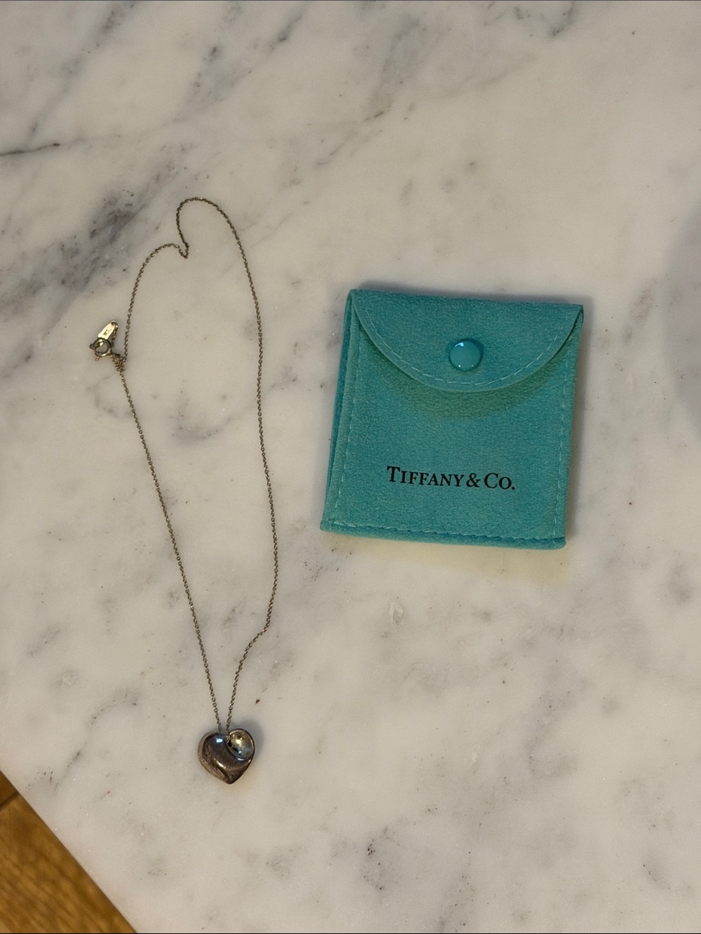 Tiffany & Co. silver Full Heart Pendant Elsa Peretti